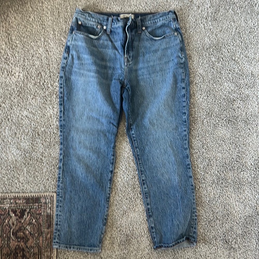 Madewell Perfect Vintage Heathcoat Straight Jeans